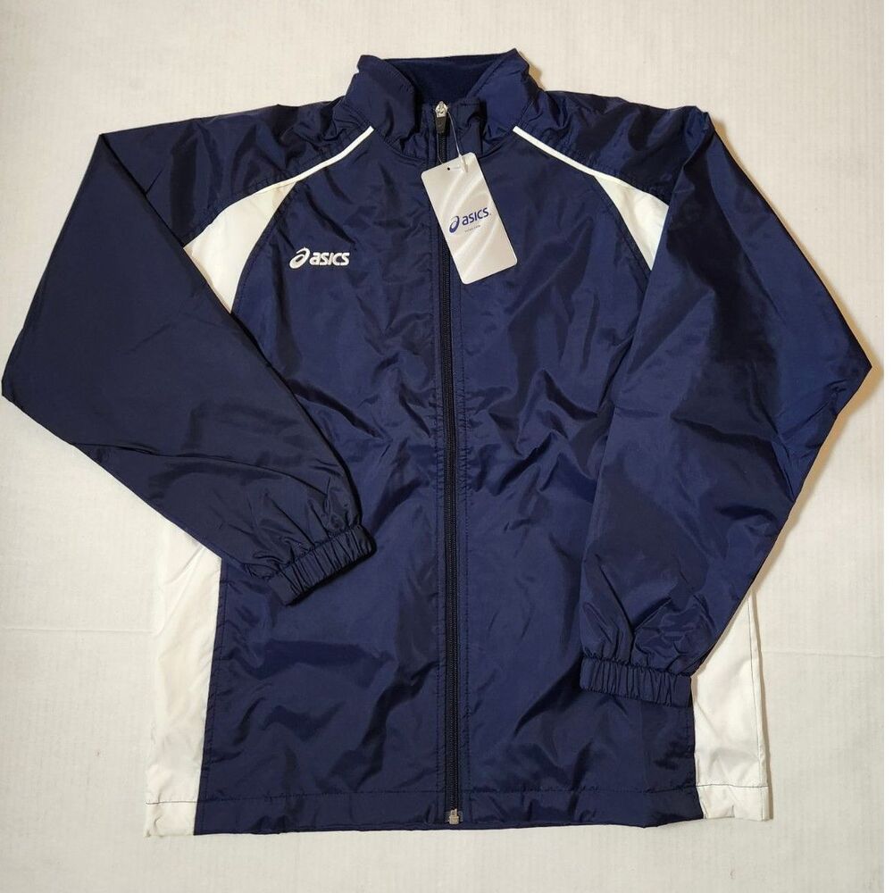 Asics JR Cirro Warm‑Up Jacket Youth XL Blue White